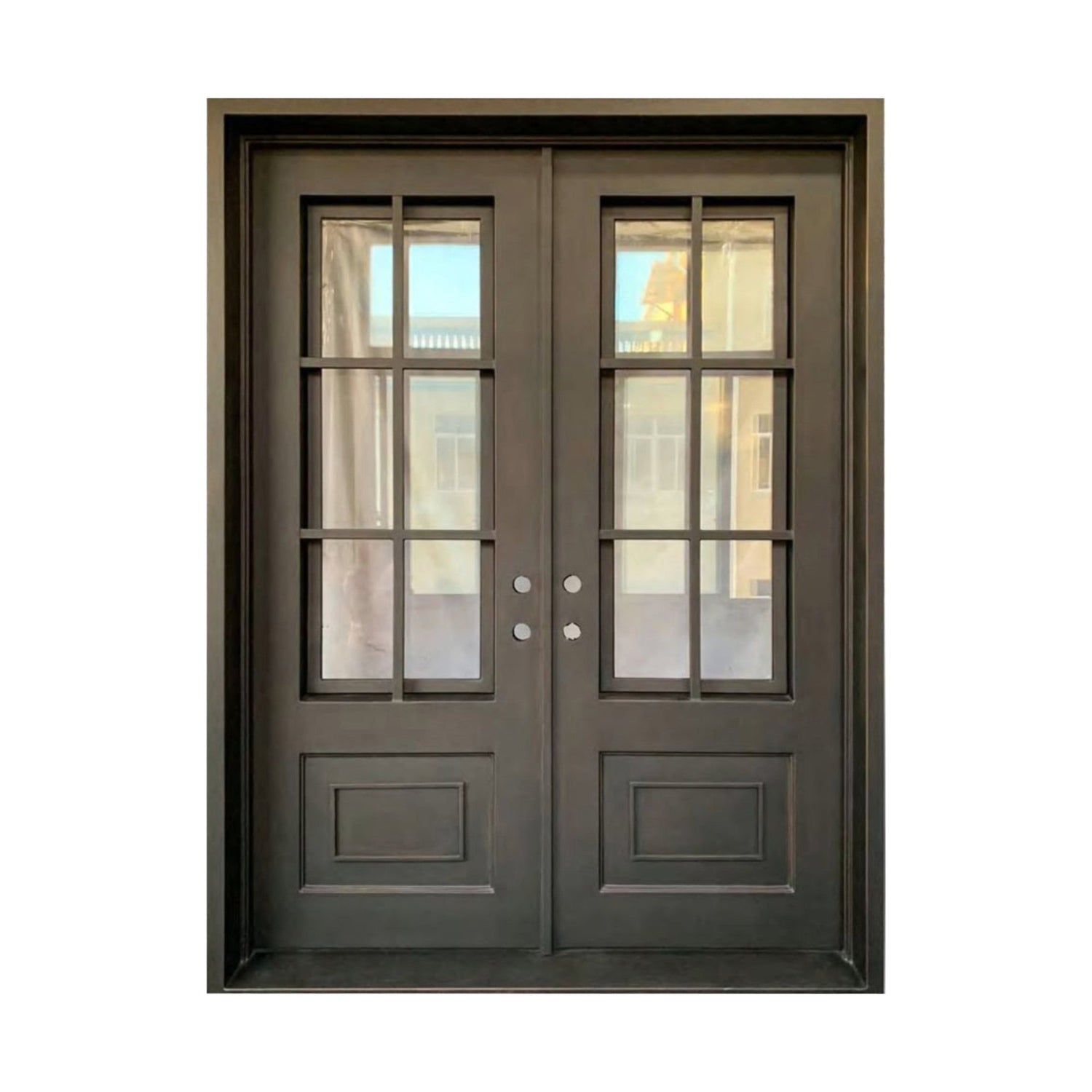 French Iron Doors