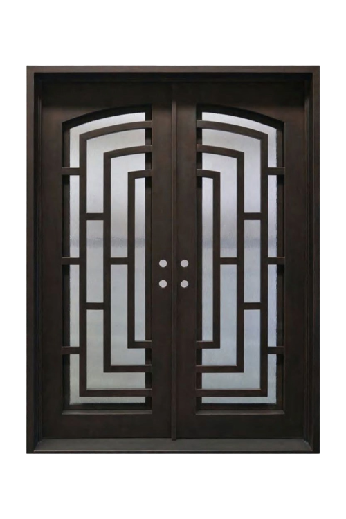 Maze Royale Double Iron Door – Intricate Design for Grand Entrances