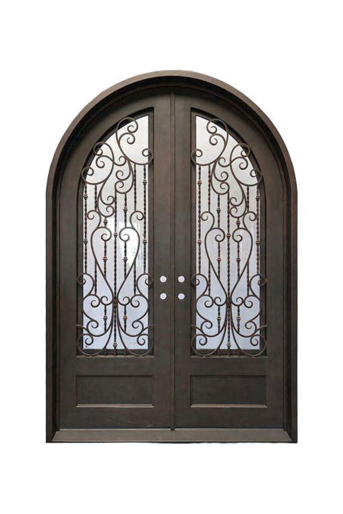 Queen of Spades Double Iron Door – Regal Iron Design by Nationwide Iron Works