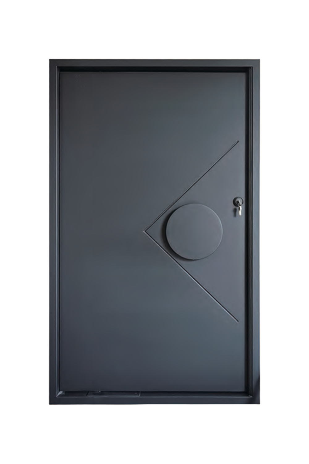 Mountain Horizon Iron Pivot Door