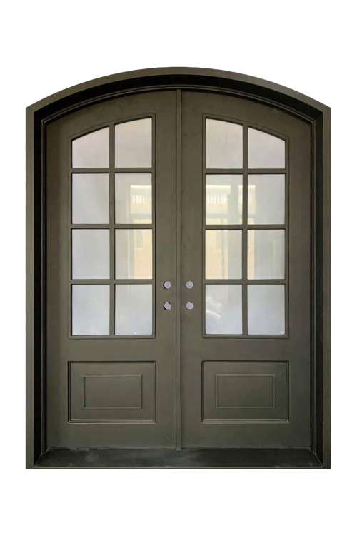 Belmont Arch Double Iron Door – Custom Arch Design for Grand Entryways