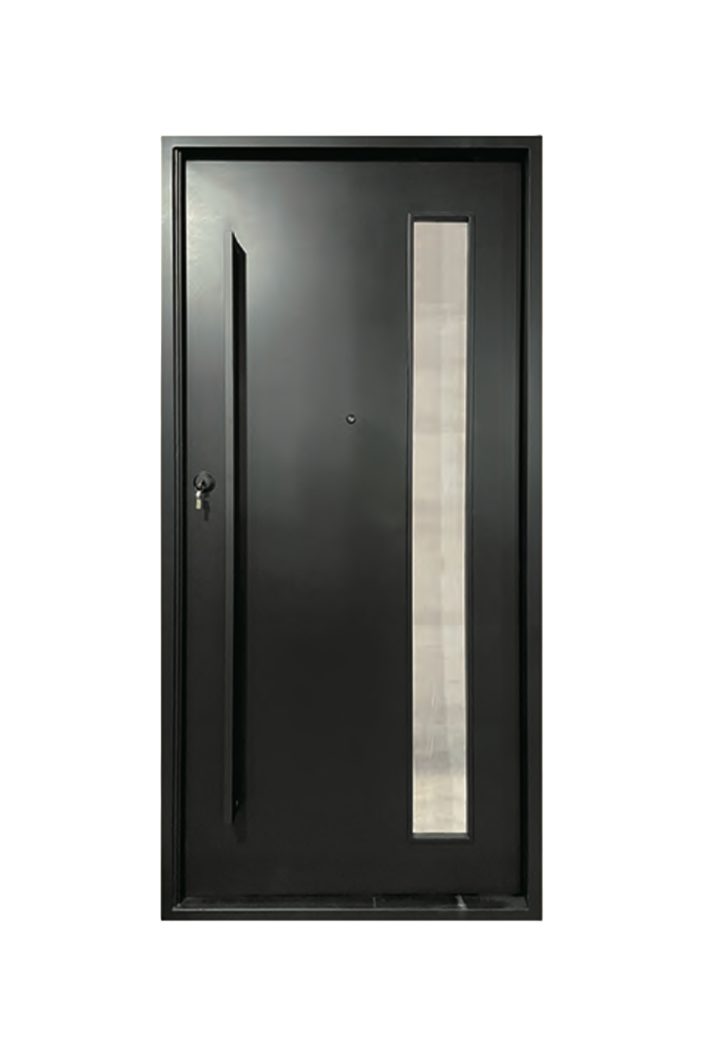 Solace View Iron Pivot Door