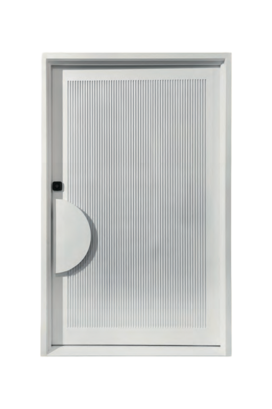 Lume Panel Iron Pivot Door