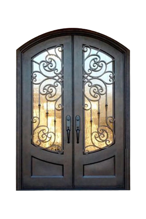 Compass Rose Double Iron Door – Symmetry and Balance in Design